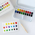 18 Watercolor Paint & Brush Set