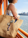 Seashell Bag Charm & Keychain