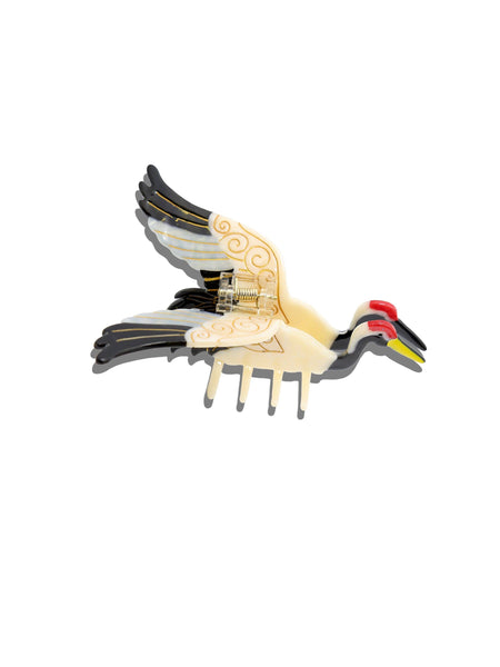 Vintage Crane Hair Clip