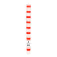 Red & White Stripe Candle