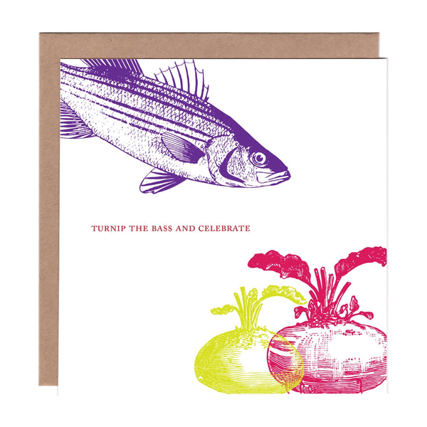 Turnip the Bass Card