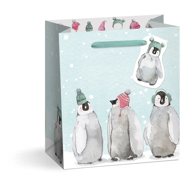 Cozy Penguins Gift Bag