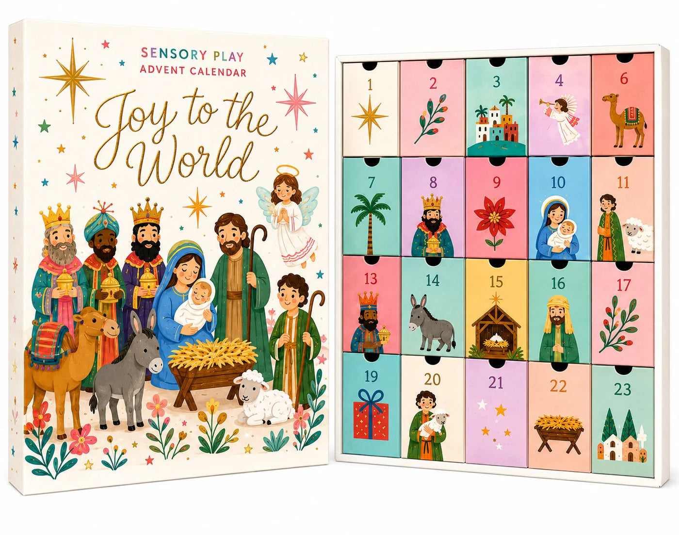 Sensory Play Nativity Advent Calendar