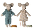 Mom & Dad Mice in Cigar Box