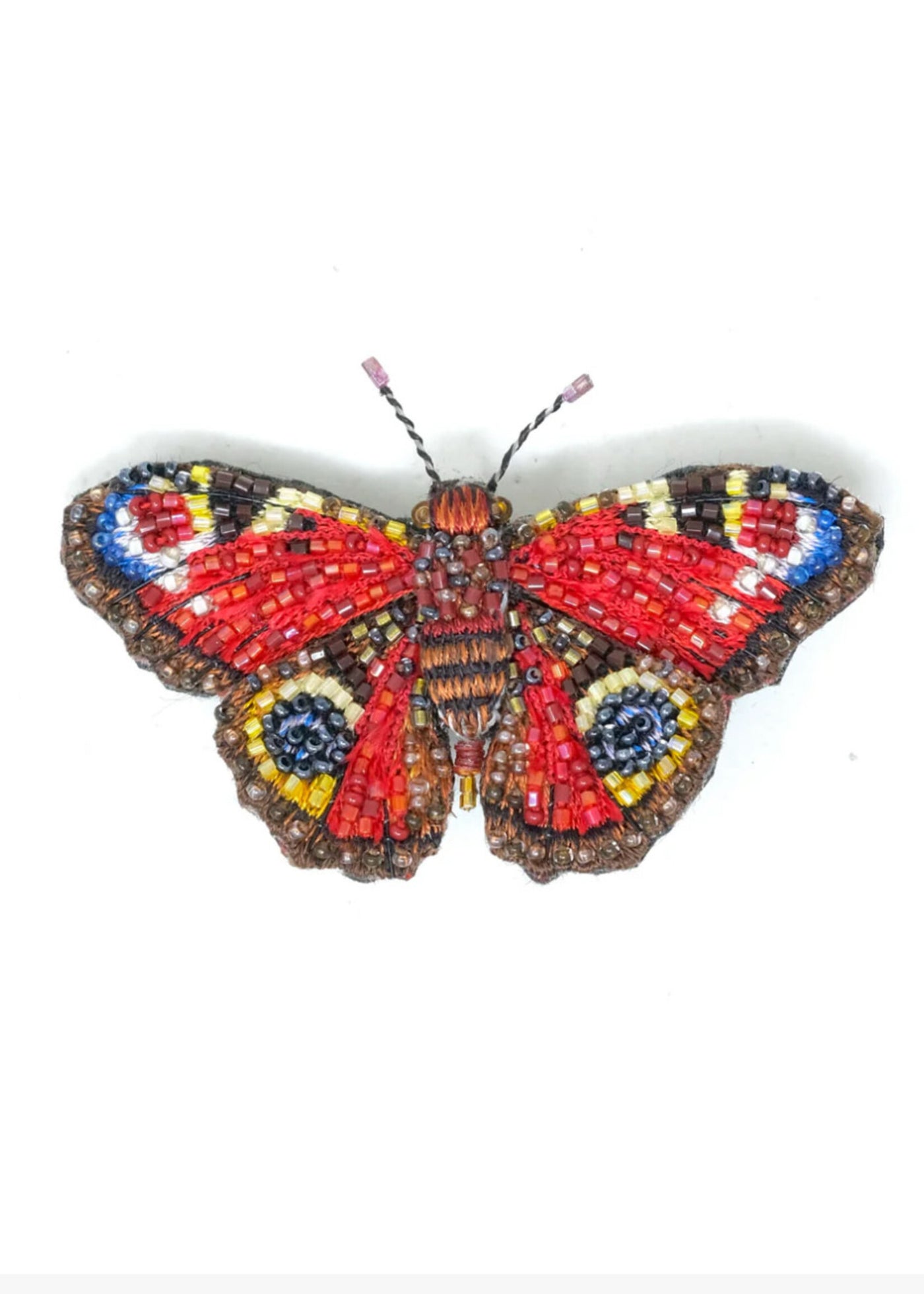 Anglais Io Butterfly Beaded Pin