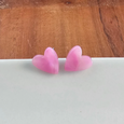 Acrylic Heart Studs
