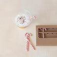 Glass Candy Cane Stir Sticks