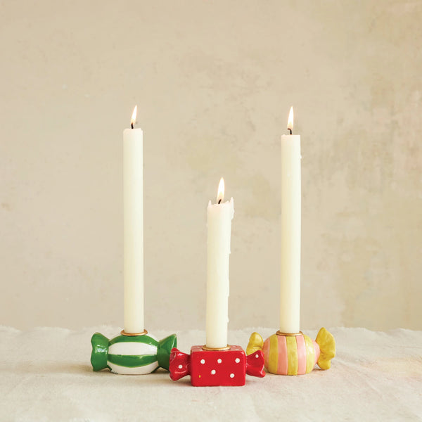 Candy-Shaped Candleholder
