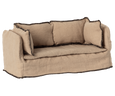 Upholstered Tan Sofa