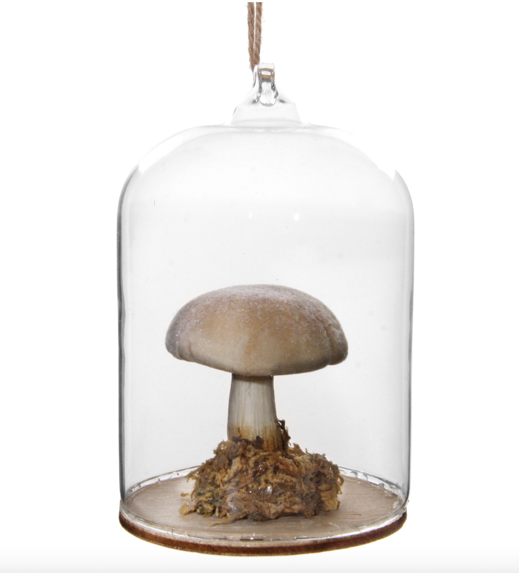 Cloche Mushroom Ornament