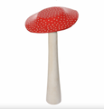 Hand-Painted Wooden Mushroom