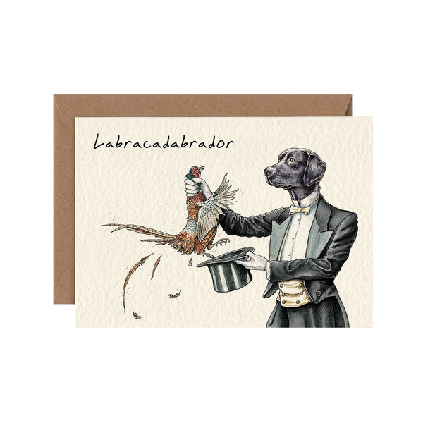 Labracadabrador Card