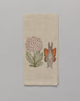Bunny Hydrangea Tea Towel
