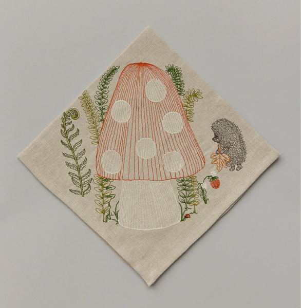 Mushroom Forest Dinner Napkin