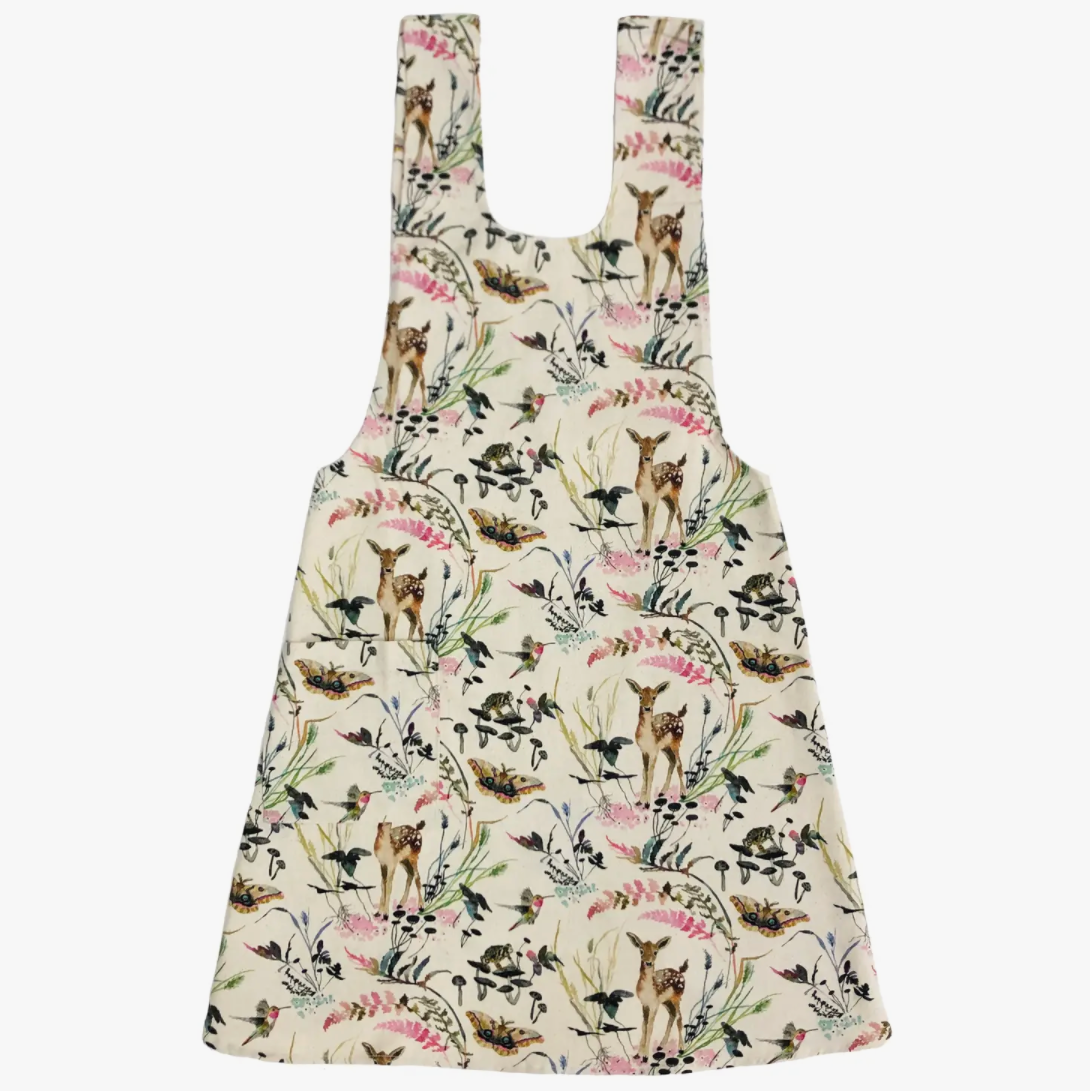 Deep Forest Pinafore Apron