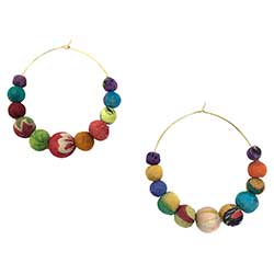 Kantha Graduated Hoops