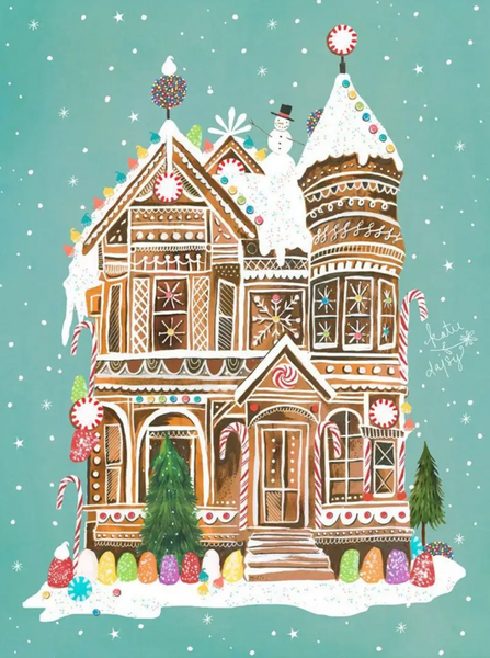 Gingerbread Palace Print