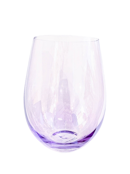 Lavender Stemless Wine Glass