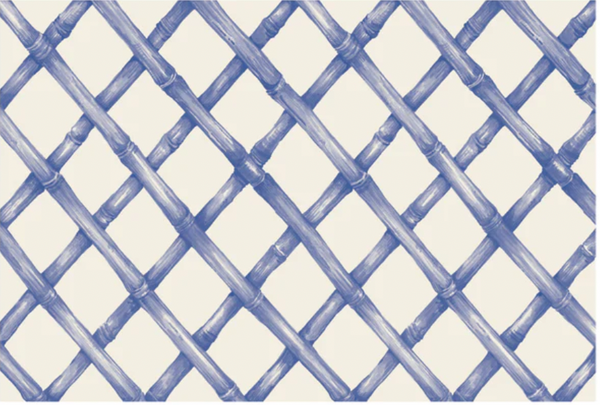 Blue Lattice Placemats