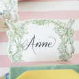 Greenhouse Hares Place Cards