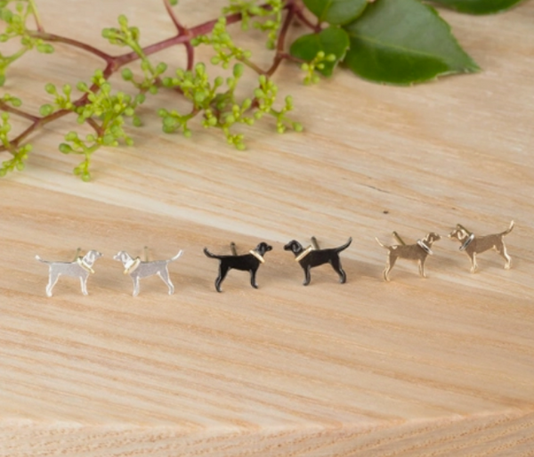 Labrador Stud Earrings