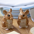 Wood Mouse Salt & Pepper Set