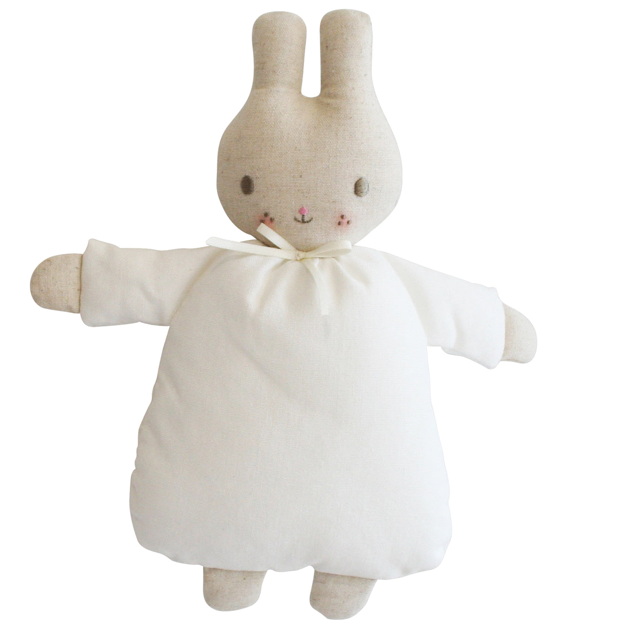 Riley Bunny Rattle Ivory