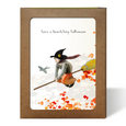 October Flight Halloween Card