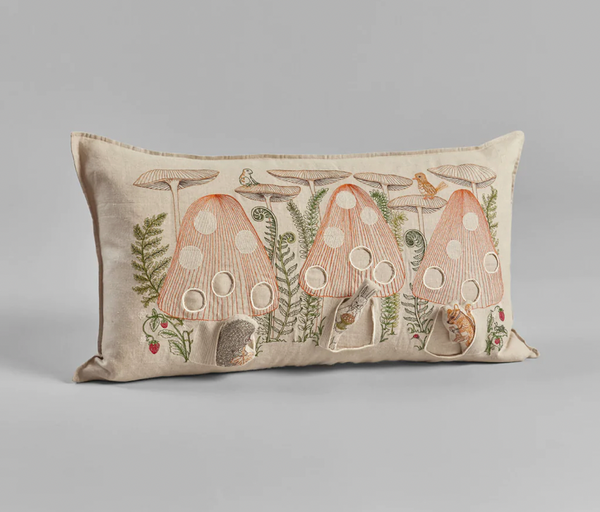 Mushroom Forest Pocket Pillow