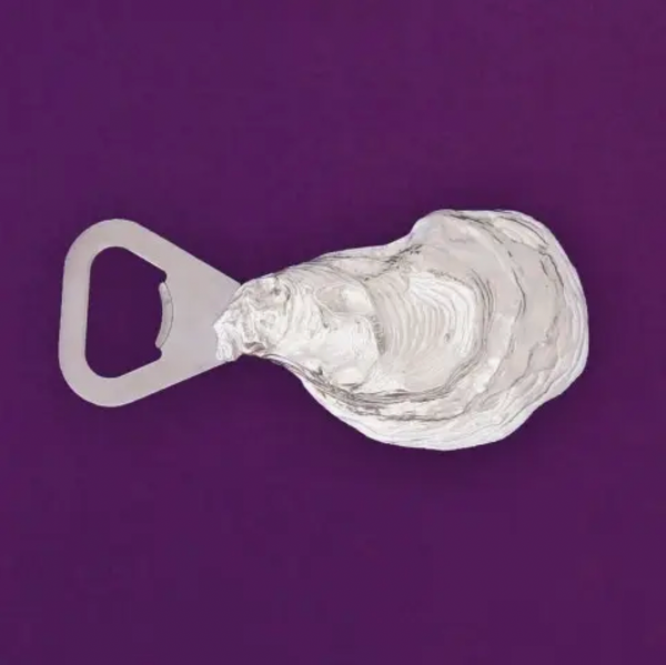 Pewter Oyster Shell Bottle Opener