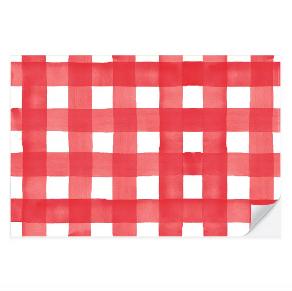 Red Gingham Placemats