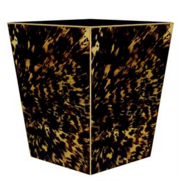 Tortoise Shell Waste Basket