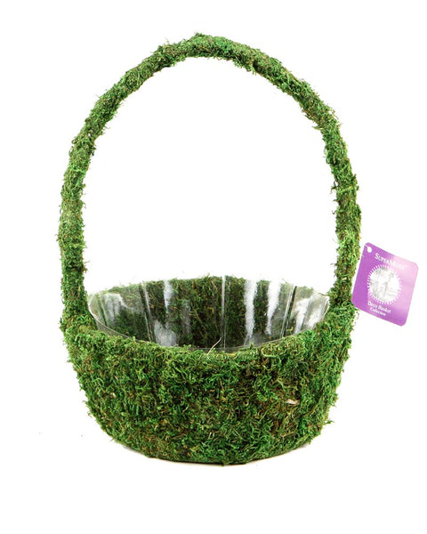 Moss Basket With Handle